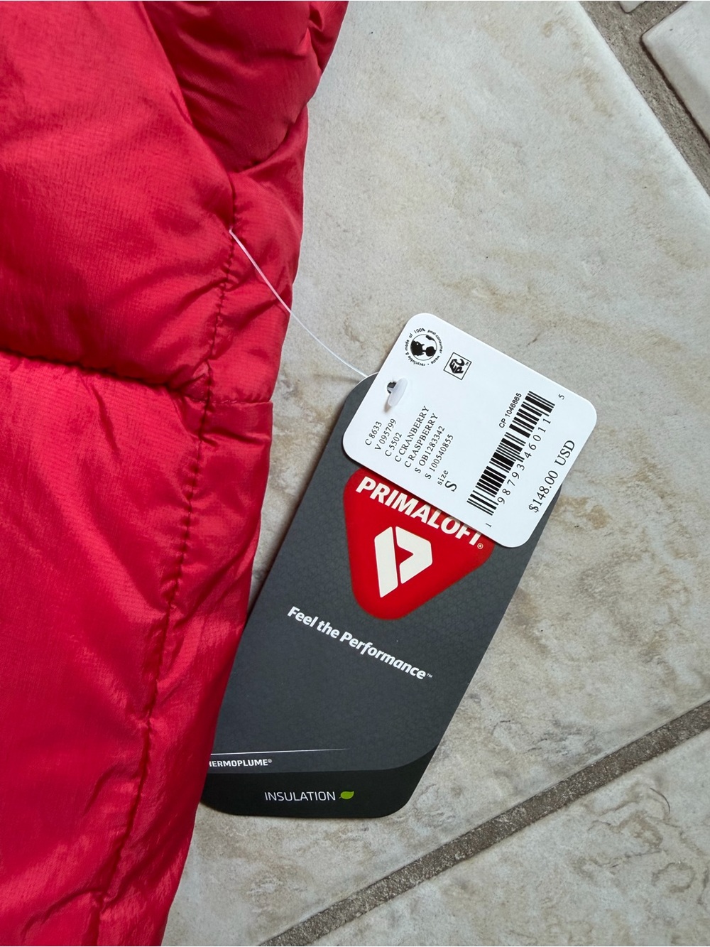 FP movement Red Puffer Vest - Sleeveless - Picture 2 of 5